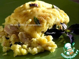 Пармантье с курицей и базиликом Пармантье с курицей и базиликом