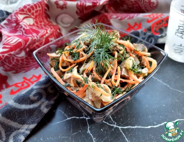 Печёночный салат "Нетипичный" Печёночный салат "Нетипичный"