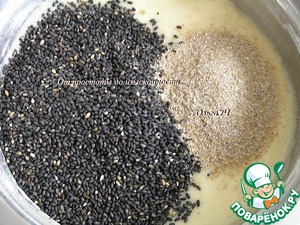 Постное кунжутное печенье на пиве Постное кунжутное печенье на пиве