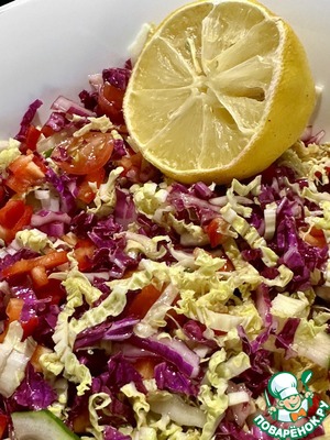 Салат. Две пекинские капусты и …