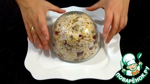 Салат "Гранат" с курицей и грибами Салат "Гранат" с курицей и грибами