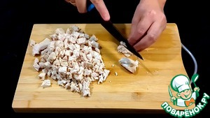 Салат "Гранат" с курицей и грибами Салат "Гранат" с курицей и грибами