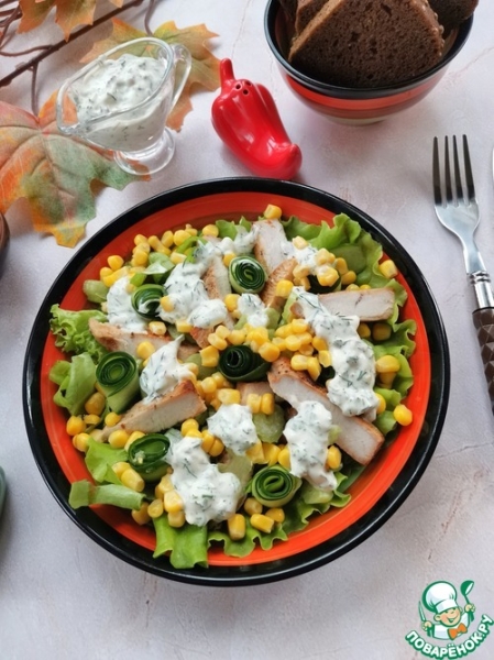 Салат "Лютики-цветочки" Салат "Лютики-цветочки"