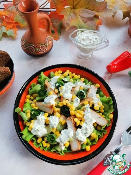 Салат "Лютики-цветочки" Салат "Лютики-цветочки"