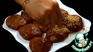 Шоколадные конфеты из сгущенки и печенья