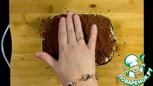 Шоколадный десерт с нежным творожным кремом Шоколадный десерт с нежным творожным кремом