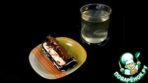 Шоколадный десерт с нежным творожным кремом Шоколадный десерт с нежным творожным кремом