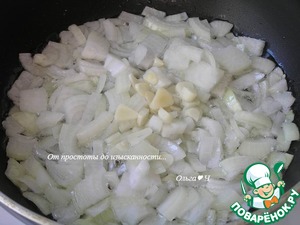 Спагетти с баклажанно-грибным соусом