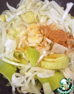 Свиные фрикадельки с лимоном и луком-пореем Свиные фрикадельки с лимоном и луком-пореем