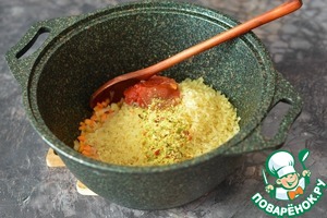 Томатный рис на гарнир