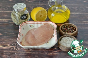 Жареное куриное филе с лимоном Жареное куриное филе с лимоном