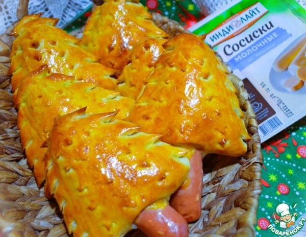 Сосиски в тесте "Ёлочки пушистые"