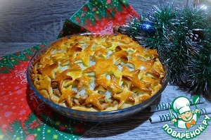 Пирог с рисом и жареной индейкой Пирог с рисом и жареной индейкой