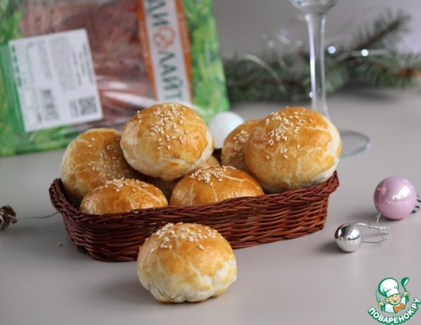 Ленивые мини пирожки с индейкой Ленивые мини пирожки с индейкой