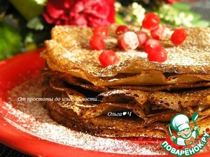 Постные яблочные блинчики Постные яблочные блинчики