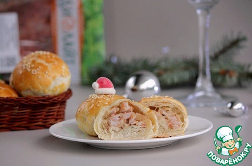 Ленивые мини пирожки с индейкой Ленивые мини пирожки с индейкой