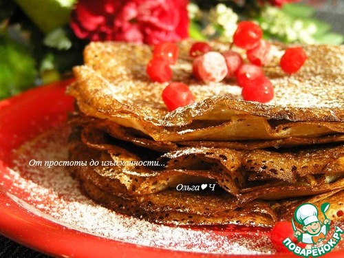 Постные яблочные блинчики Постные яблочные блинчики