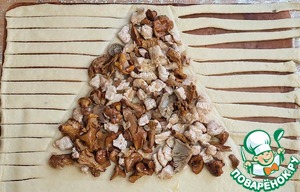 Пирог с индейкой и лисичками Пирог с индейкой и лисичками