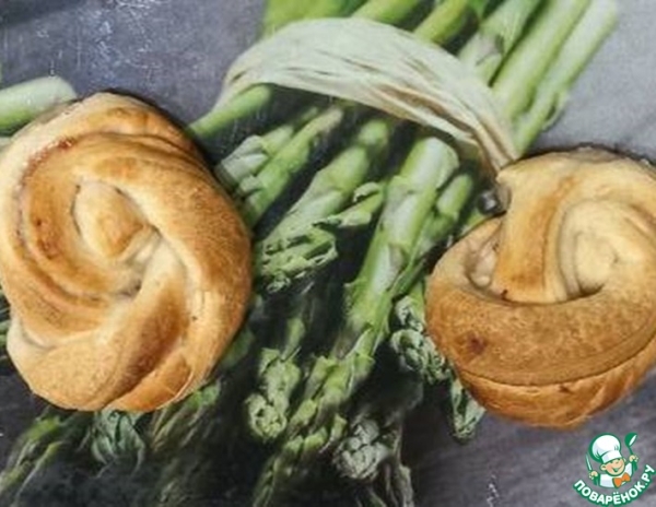 Пирог узелок с джемом Пирог узелок с джемом