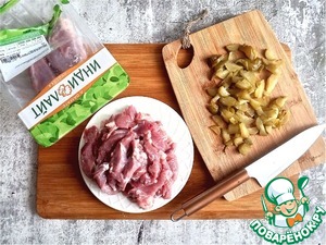 Азу из филе бедра индейки Азу из филе бедра индейки