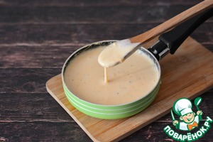 Брокколи с сырным соусом