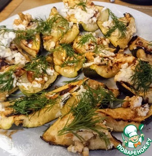 Цуккини, запечённые с фетой, с лимоном Цуккини, запечённые с фетой, с лимоном
