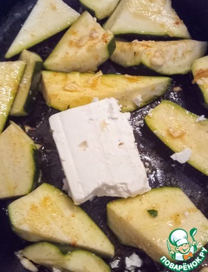 Цуккини, запечённые с фетой, с лимоном Цуккини, запечённые с фетой, с лимоном