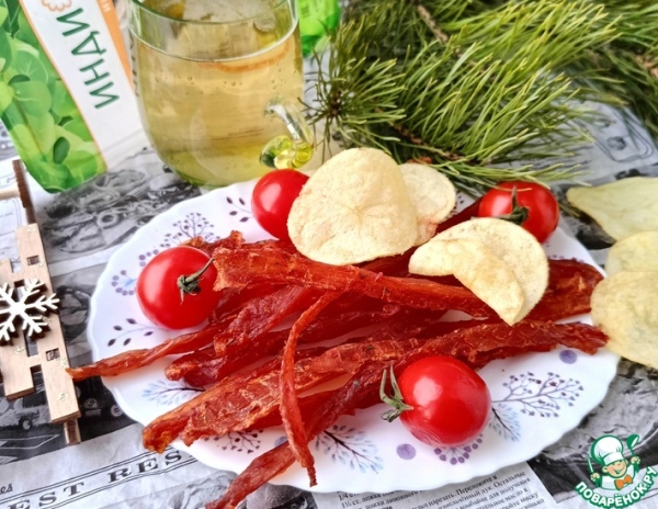 Джерки из индейки по-азиатски Джерки из индейки по-азиатски