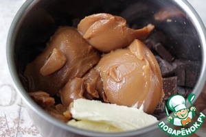 Фадж со сгущенкой и орехами Фадж со сгущенкой и орехами