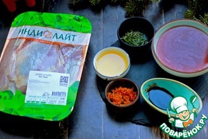 Филе индейки с гранатовой глазурью