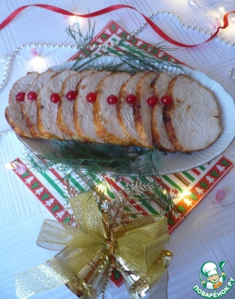 Филе индейки в медово-горчичном маринаде Филе индейки в медово-горчичном маринаде