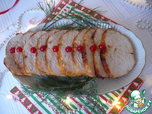 Филе индейки в медово-горчичном маринаде Филе индейки в медово-горчичном маринаде