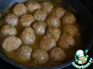 Фрикадельки из индейки в цитрусовой глазури