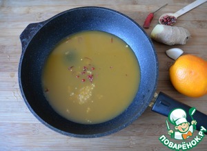 Фрикадельки из индейки в цитрусовой глазури