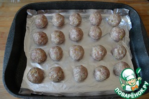 Фрикадельки из индейки в цитрусовой глазури