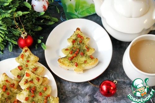 Горячие бутерброды Ёлочки Горячие бутерброды Ёлочки