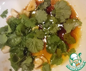 Гурия с яйцами и кинзой Гурия с яйцами и кинзой