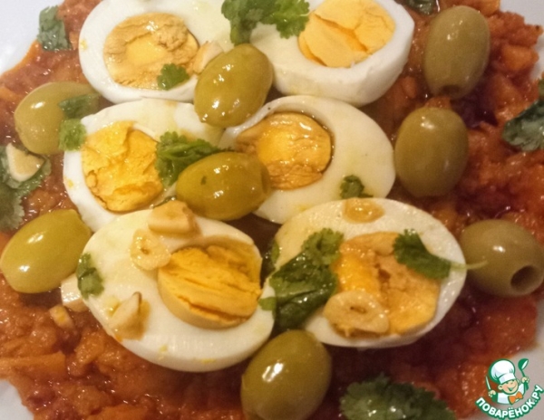 Гурия с яйцами и кинзой Гурия с яйцами и кинзой