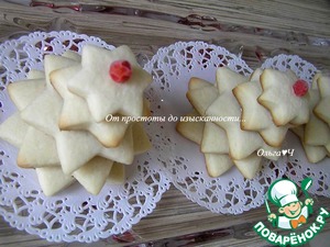 Имбирно-лимонное печенье «Ёлочки»