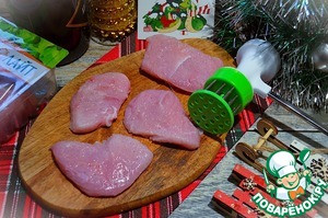 Индейка с ананасами на гриле Индейка с ананасами на гриле