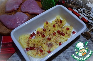 Индейка с ананасами на гриле Индейка с ананасами на гриле