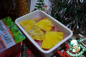 Индейка с ананасами на гриле Индейка с ананасами на гриле