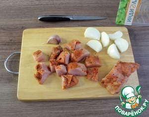 Индейка запеченная с картошкой бэби Индейка запеченная с картошкой бэби