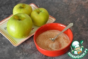 Яблоки, печёные дольками Яблоки, печёные дольками