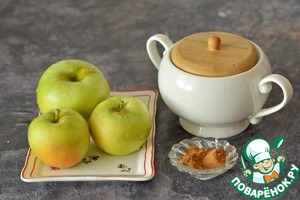 Яблоки, печёные дольками Яблоки, печёные дольками