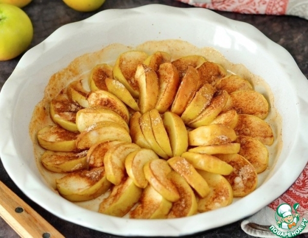 Яблоки, печёные дольками Яблоки, печёные дольками