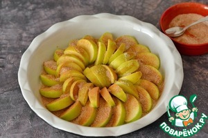 Яблоки, печёные дольками Яблоки, печёные дольками