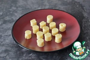 Канапе с сыром, виноградом и мятой Канапе с сыром, виноградом и мятой