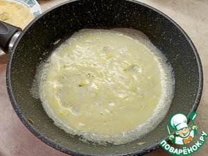 Капустный салат с индейкой и яичными блинчиками Капустный салат с индейкой и яичными блинчиками