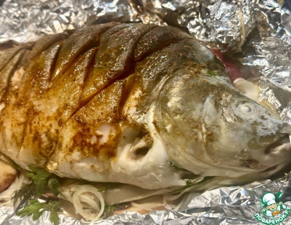 Карп. Запеченный в духовке